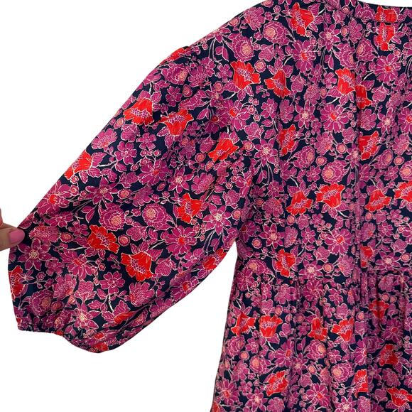 SUDNRY for Evereve The Anywhere Mini Dress in Ditzy Floral Women's size 0 - Picture 10 of 12